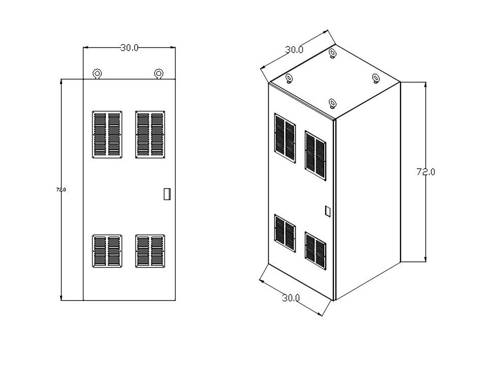 Line Drawing Dimensions