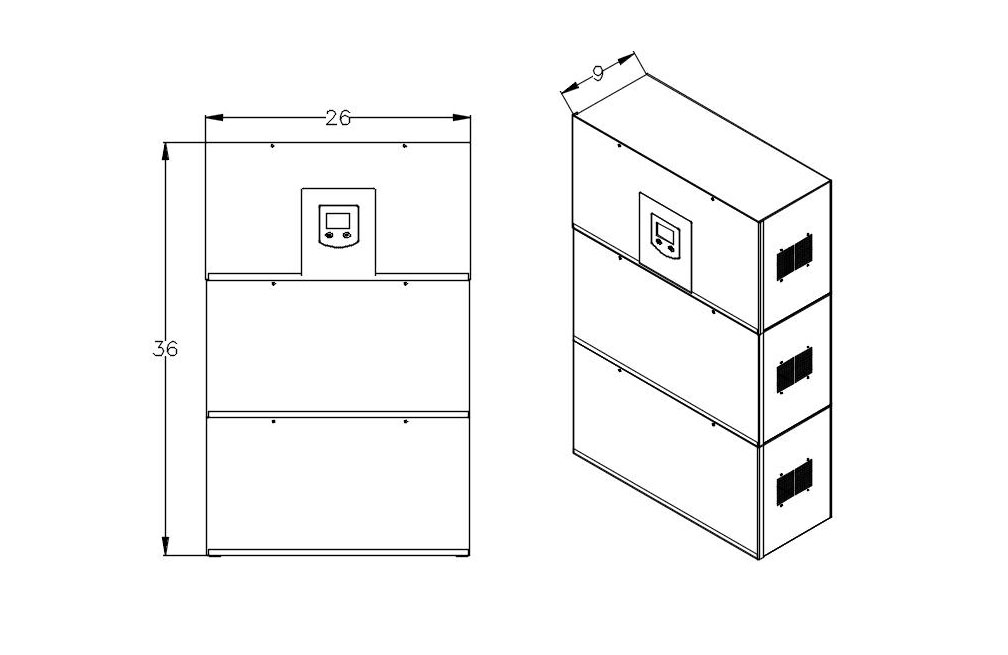 Line Drawing Dimensions